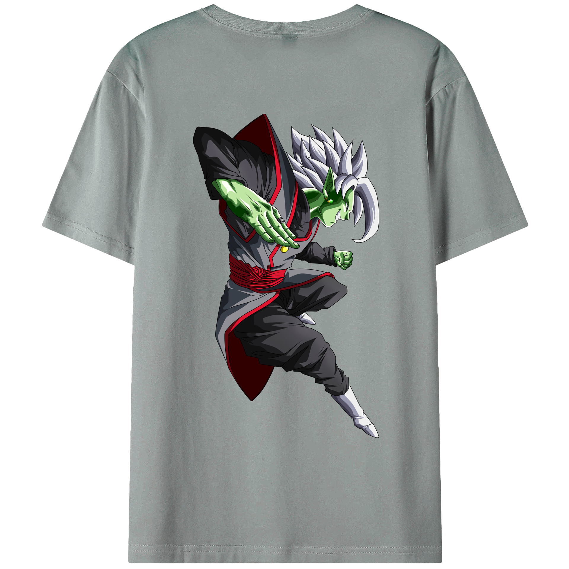 （画像用） ドラゴンボール ベジット DRAGON BALL Vegetto 綿100％ メンズ半袖Tシャツ（バックプリント） 通気性